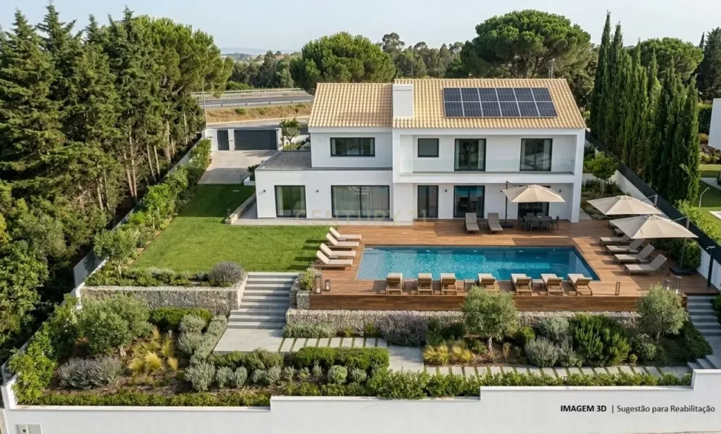 Moradia para Reabilitação Total, com 540 m² de Área Bruta de Construção, em Lote Urbano de 2.350 m² | Alcabideche, Cascais - imagem 01
